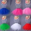 Tutu Skirt For Women A-line Big Swing Multi-layered High Elastic Waist Fluffy Gauze Dancing Performance Short Pleated Skirt 5