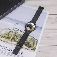 Factory Store Dogs Design Street Style Border collie Pet Shop Souvenir Gifts for Mom Family Pet Plus Men's  Quartz Wrist Watch 2