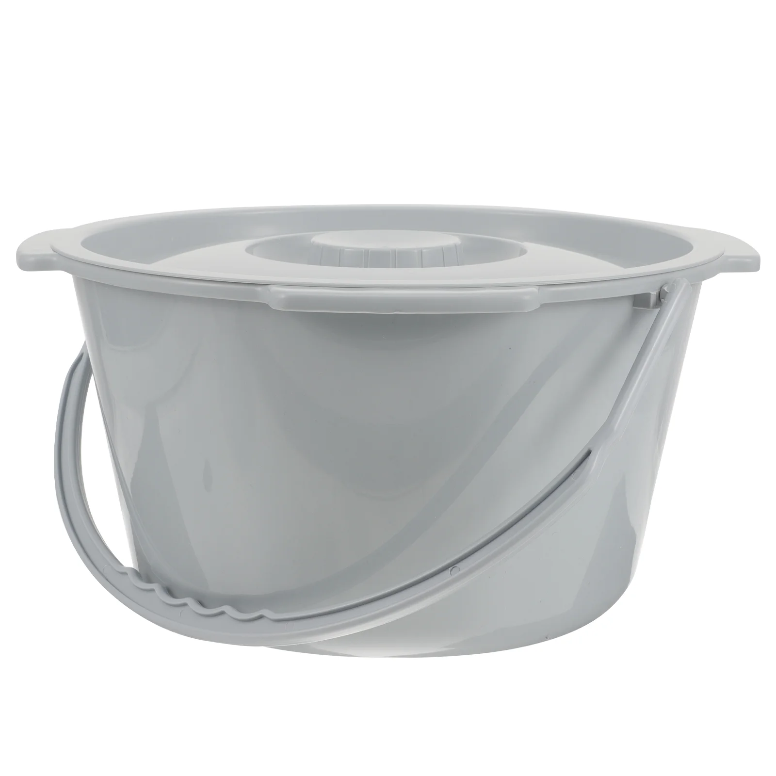 

Unisex Chamber Pot Lid Spittoon Plastics Bedpan Seat Urinal Toilet Night Urine Jug Potty Pee Bucket Handle Outdoor Travel Car