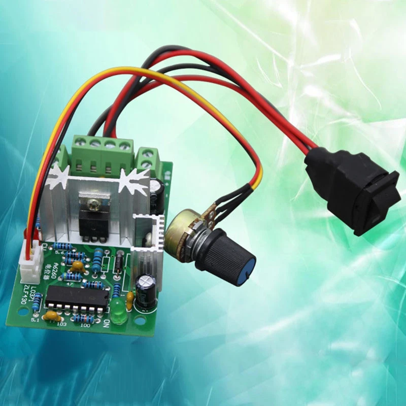 PWM DC Motor Speed Controller Switch DC 20A Current Regulator 10-60V PWM Controller 150W 12V 24V 36V 48V