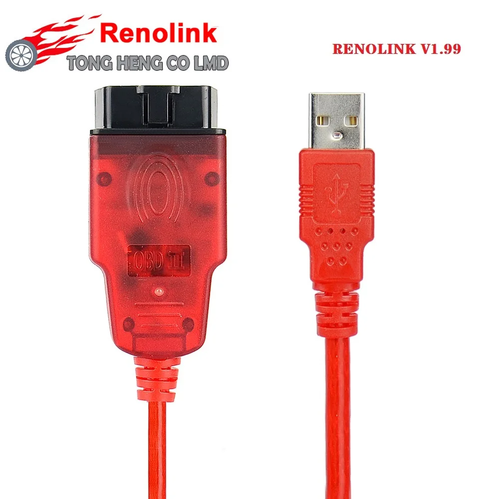 Nuovo Renolink V1.99/V1.87 Obd2 Interfaccia Diagnostica Per Veicoli Re-Nault/D-Acia Programmatore Ecu Airbag/Codifica Chiave Multifunzione