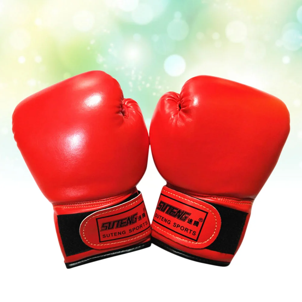 Training Boxing Gloves 16 Oz Children Gifts Youth Guantes De Para Ni&ntilde;os PU Kids Punching Bag