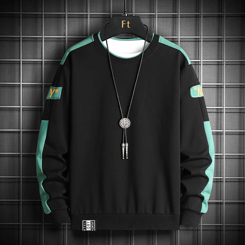 Autumn Fashion Brand Hip Hop Men Hoodies Mens Sweatshirts New Casual Solid Pullover Street Wear Clothing Mens Harajuku Tops
