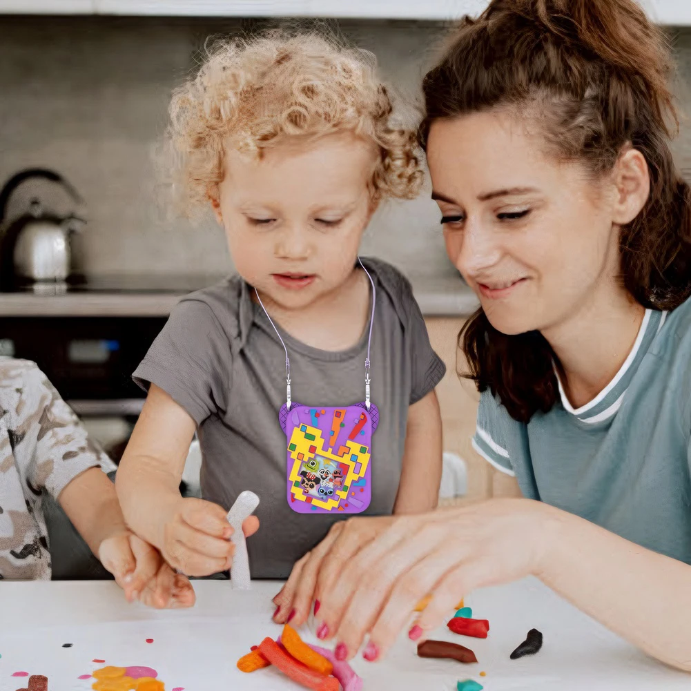 Silicone Protective Cover for Interactive Digital Pets with Lanyard