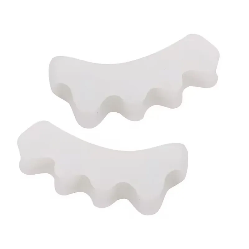 2Pc Silicone Toe Separator Fingers Feet Toe Spreader Hallux Valgus Bunion Corrector Straightener Corrector Finger Separators