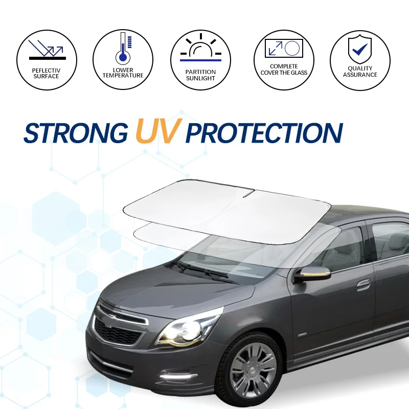 Windshield Sun Shade For Chevrolet Cobalt SS Cobalt 2 Sunshade Sun Visor Protector Foldable Blocks UV Rays Keep Your Car Cooler