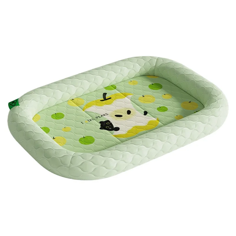 Pet Ice Mat Summer Cooling Dog Cat Mat Ice Silk Fabric Breathable Anti Slip Self Cooling Nest For Small Large Dogs Cats_voghion.com