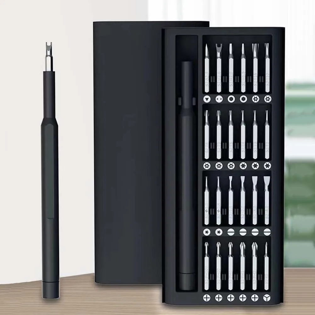 

Magnetic Screwdriver Set 25 In 1 Kits Bits Precision Electronics Computer PC Phone Disassembly Multifunctional Maintenance Tools