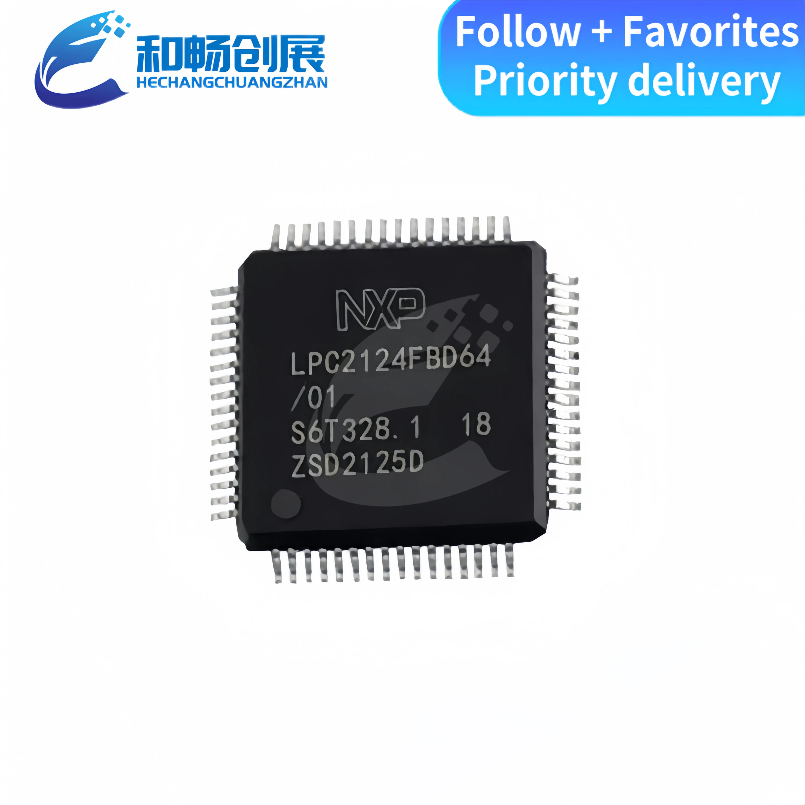 

Микроконтроллер IC LPC2124FBD64/01 LPC2124FBD64 LQFP64 оригинальный