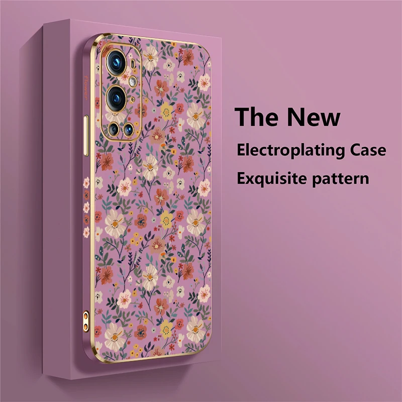 Luxury Soft Silicone Flower Pattern Back Cover Case