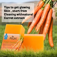 AILKE Carrot Anti-Oxidation Serum Soap, Brighten Even Skin Tone, Suitable For Black Dark Skin, Vegan Soap 2
