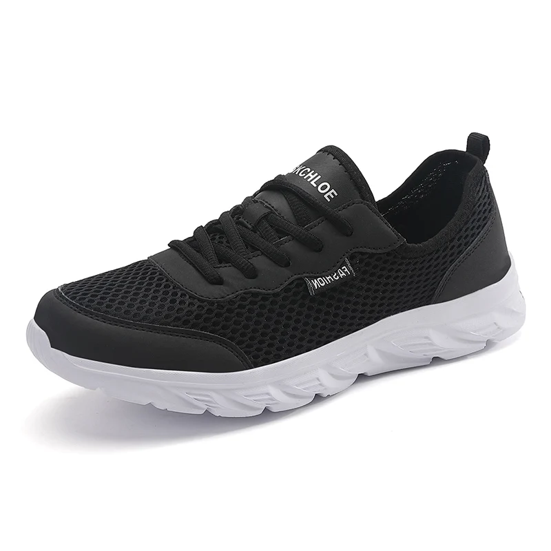 

Male Running Shoes Men Breathable Mesh Outdoor Sports Shoes Running Shoes Light Rebound Sneakers Lace-up Beginner Jogging Shoes