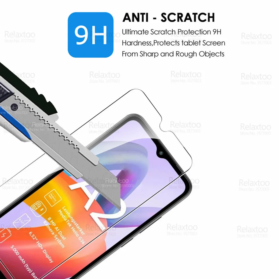 Cover per Xiaomi Redmi A1 / Redmi A2 con 3 Pezzi Vetro Temperato