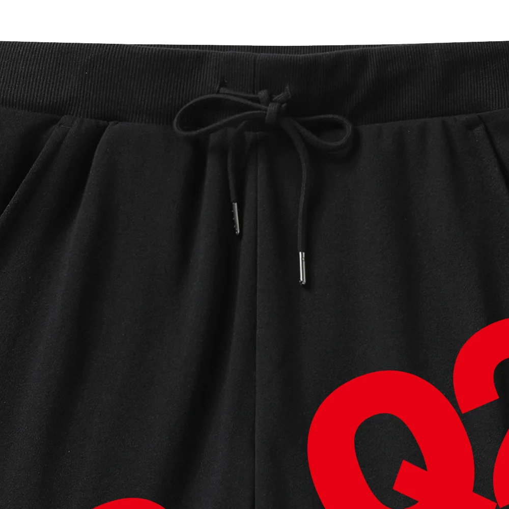 DSQ2 ICON Men's New Casual Shorts Mens Casual Loose Cotton Swim Surf Dry Beach Shorts Street Hip Hop Sports Jogger Print Shorts