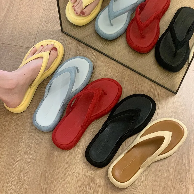 Sandalias Planas Chanclas Para Estar En Casa Mujer Zapatillas De