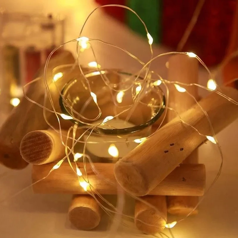 10/20/30M USB LED String Lights Copper Silver Wire Garland Light Waterproof Fairy Lights For Christmas Wedding Party Decoration decorative lights led string lights led fairy lights string lights