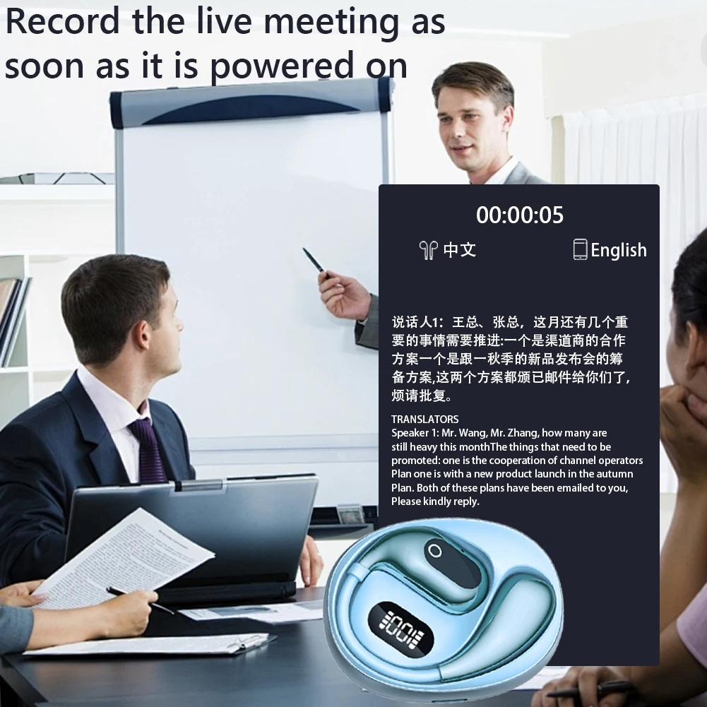 Translator Earbuds Wireless Translation Earbuds For 138 Languages