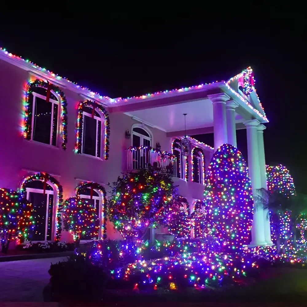 Enchanting Outdoor Solar-Powered Fairy Lights - 400 LED Waterproof String for Garden, Yard, and Party Decor