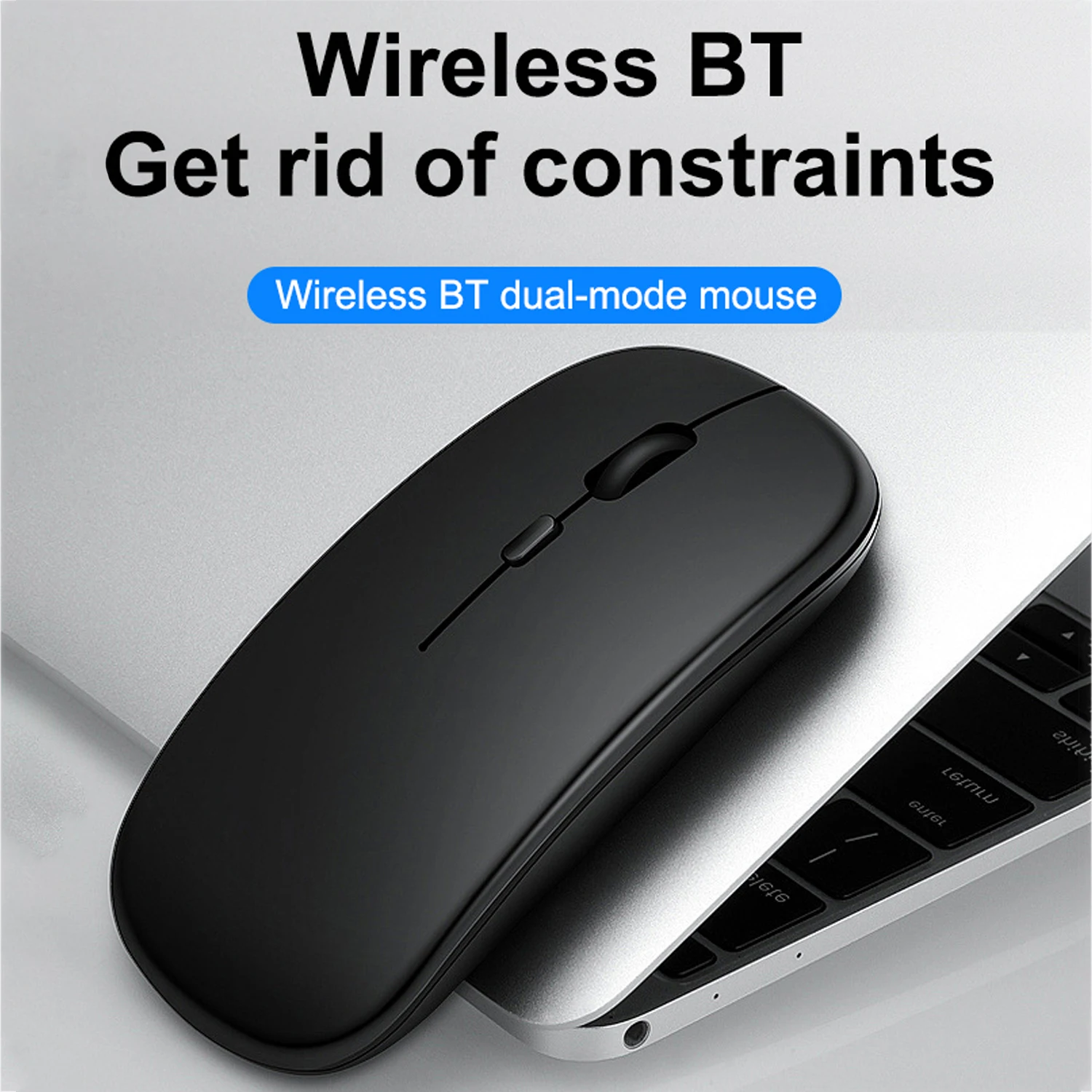 Tastiera wireless ricaricabile compatibile con Bluetooth per iPad, tablet Xiaomi, mini, Android, iOS e Windows._voghion.com