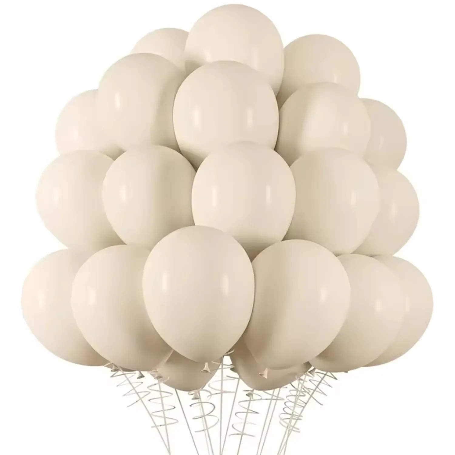15/45/100PCS 5/10/12inch Sand White Balloons Latex Balloons Helium Balloons For Birthday Graduation Shower Wedding Holiday Par