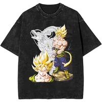 Dragon Ball Inspired Goku Washed Oversized T-Shirt - Image 5