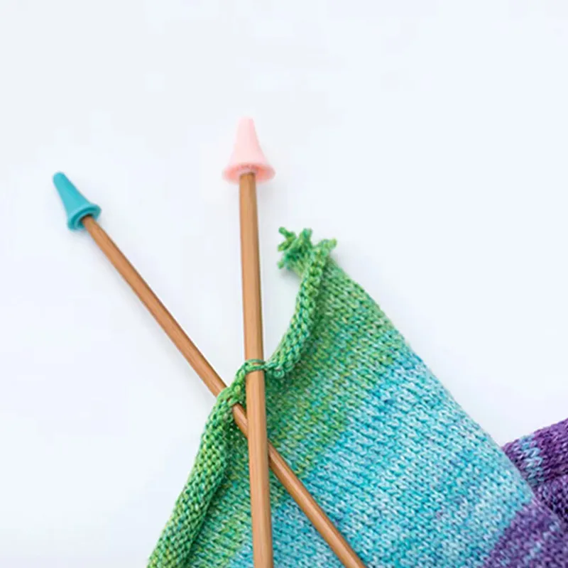 Knitting Needle Stoppers, Fine Workmanship Knitting Needle Point Protectors  For DIY Art 