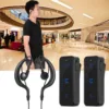 2PCS 400-470MHz Mini Walkie Talkie 2-Way Radio Transceiver & Earpiece Headset USB Powered 5