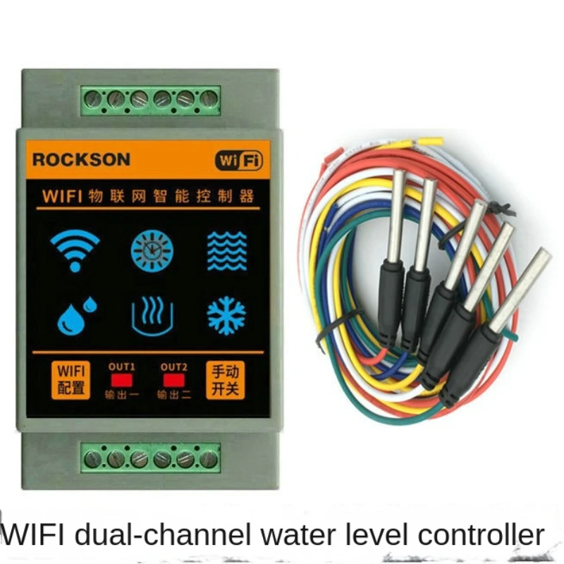 

WIFI Smart Home Water Level Sensor WIFI Controller Leakage Flood Alarm Swimming Vape Tank Flow Detector System Leak Protection