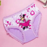 Lot de 4 sous-vêtements Minnie en pur coton pour filles, short Triangle mignon pour enfants, doux et confortable pour les enfants âgés de 2 à 10 ans 4
