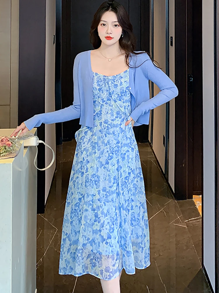 valora chiffon floral print dress SOLEIL MAXI IN SPRING BLOOM – DE LA VALI OFFICIAL custom_label_3=core this dress features Matching Mom And Daughter Size:W38/32