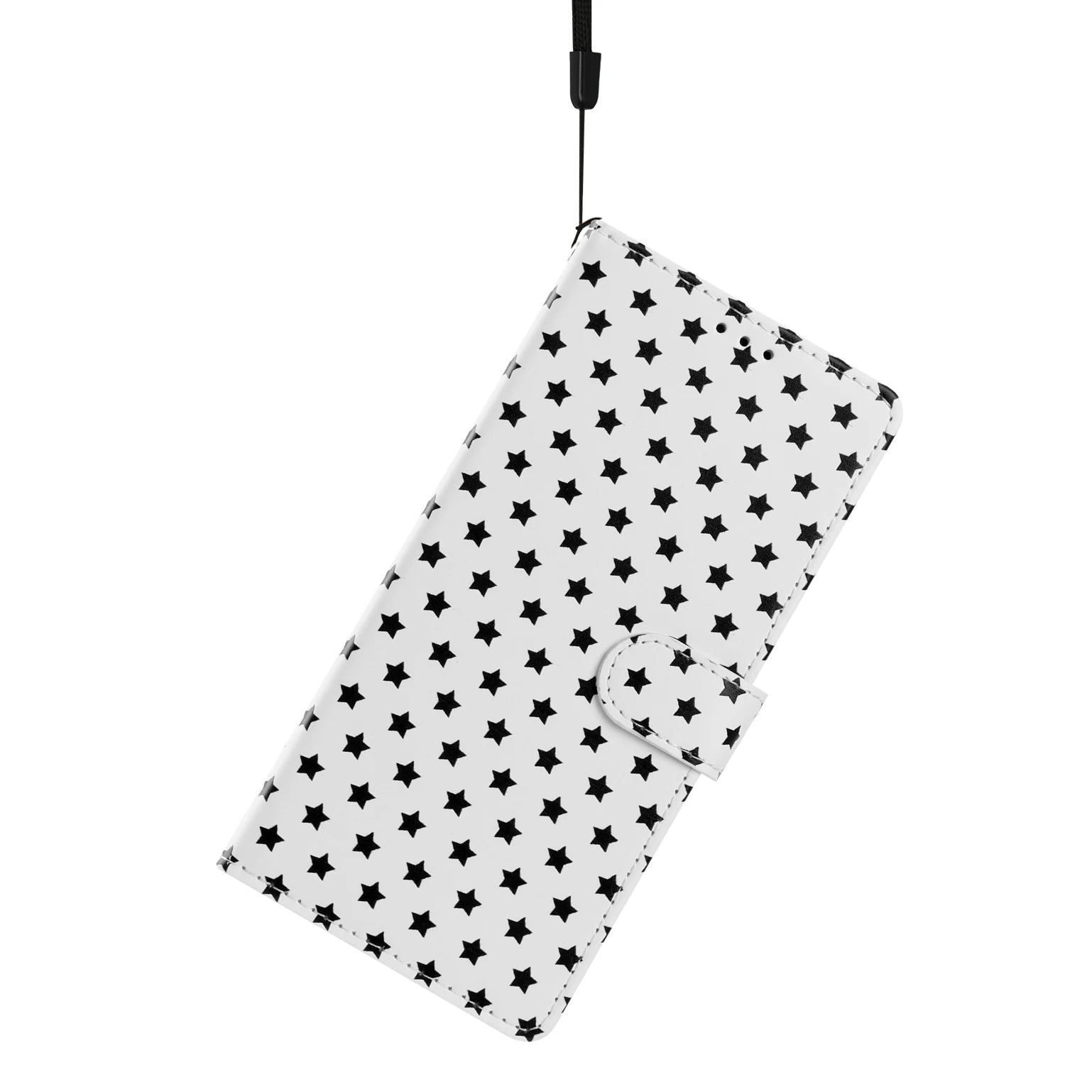 Star Leather Flip Cover Phone Case