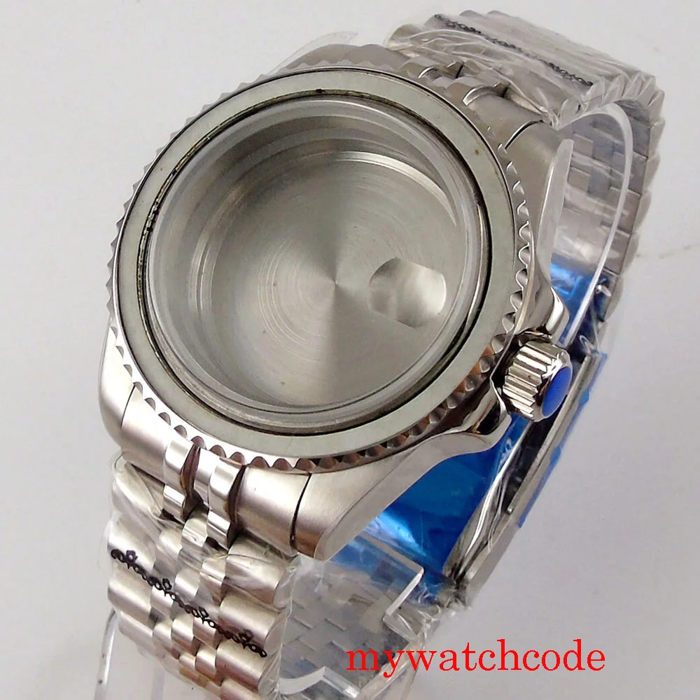 Premium 40mm Diver Watch Case with 904L Bracelet