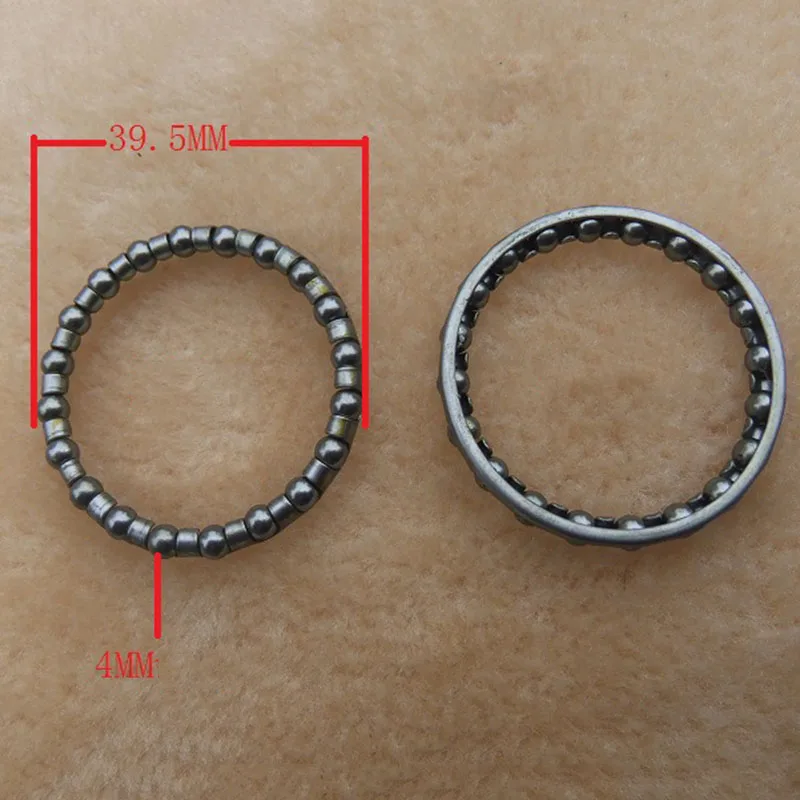 2pcs Bicycle Crank Bearings - 44.5mm X 9mm Ball Bearing Retainers For Mountain/Racing Bikes