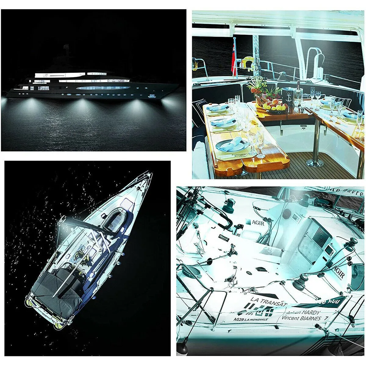 

Light LED Lights Marine White 12V-24V Accessories Cabin Deck Courtesy Lights Stair Waterproof Durable Practical