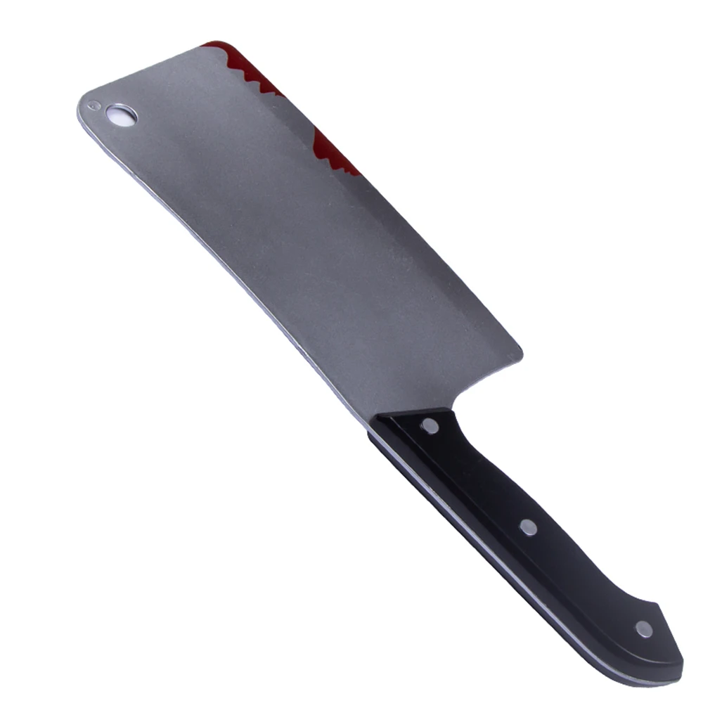 Anime Cosplay Props Superhero Cosplay Props Bloody Knife 30cm Halloween Realistic Plastic Weapon Horror Blade Fancy Dress Party Cosplay Killer Props Fake Knife