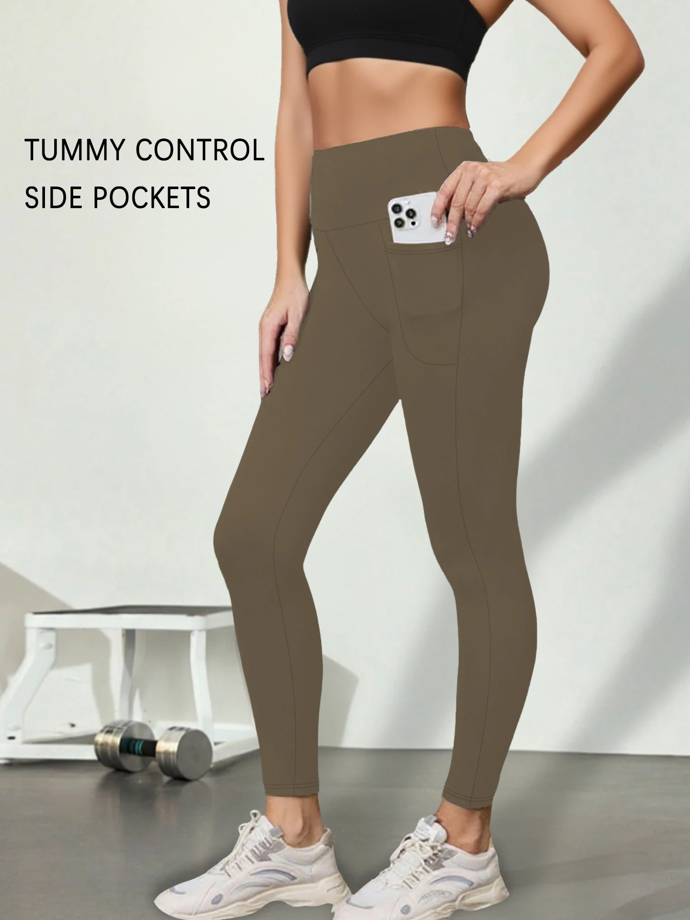 Women's Super Soft Leggings with Pockets, High Waisted Tummy Control for Yoga Workout and Casual Lounge Wear Comfort Sf88506f3a5dc4c22b0f01d87d3606d1eH