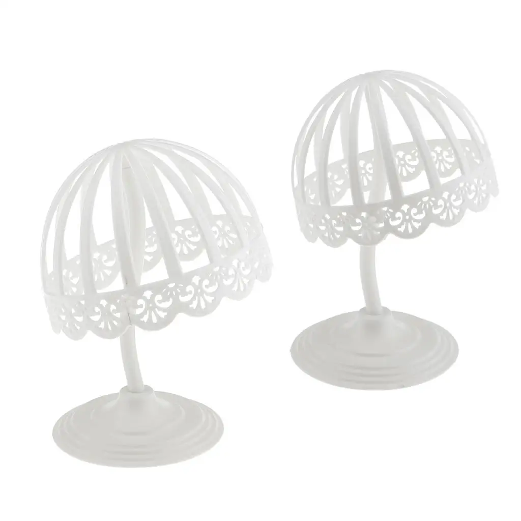 

Lot 2 Pieces Detachable Baby Hat Caps Display Stand Rack Toupee Storage Holder Shelf for Salon