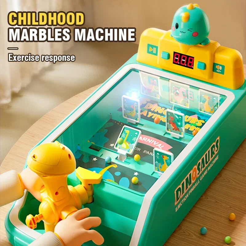 Children Pinball Machine Toy Scoring Music Lights Gifts Family Party Games Hand-eye Coordination Educational Toys for Kids Gifts