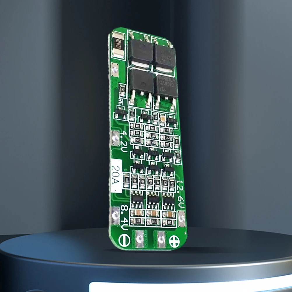 3S 20A Li-ion 59x20x4mm 12.6V Lipo Cell Module 18650 Charger BMS Protection Board Module for Drill Motor