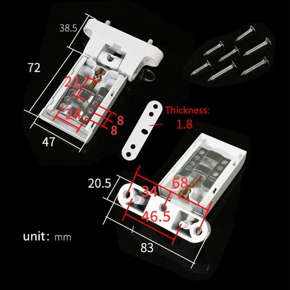 Door Flag Hinge Door Hinge White For Plastic Steel Doors Casement Left Right 3-hole Adjustable Hinges Hardware 1pcs stainless steel hinges door hinges