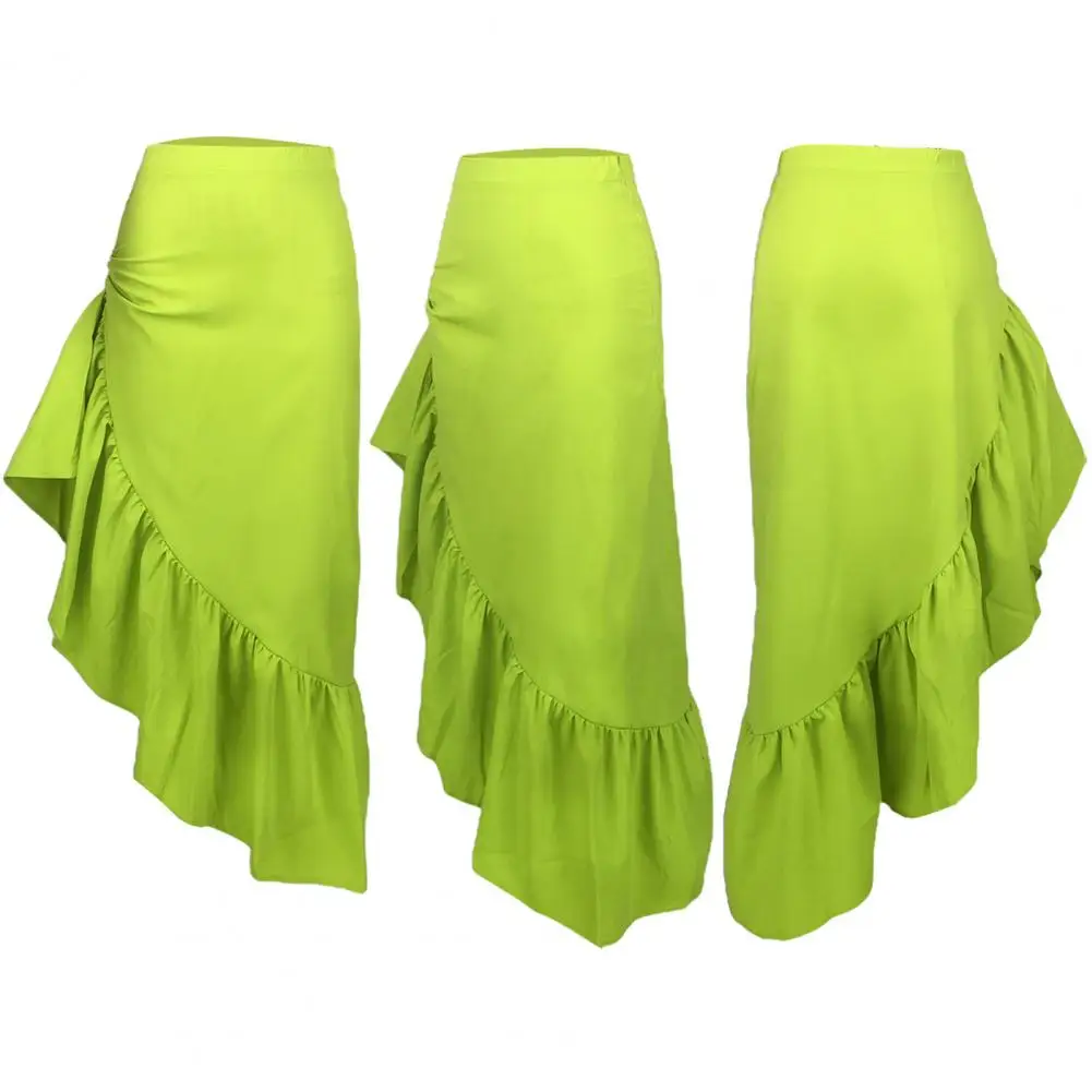 

Lady Summer Skirt Chic Streetwear Pleated Hidden Zipper Lady Summer Skirt Women Garment Maxi Skirt Women Maxi Skirt
