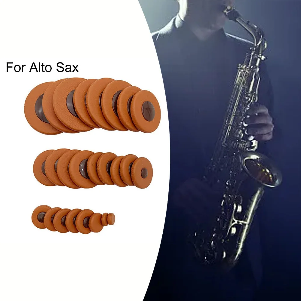 

Кожаные накладки Sax, разные размеры 8,5-46 мм, 25 шт.