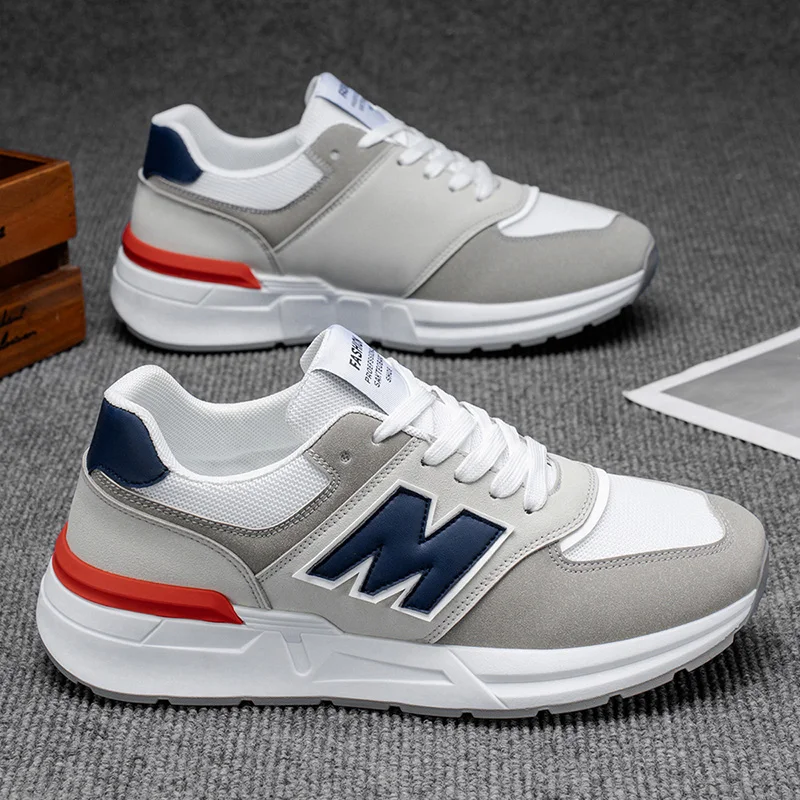 أحذية رياضية رجالية جديدة للخريف برباط علوي منخفض:...