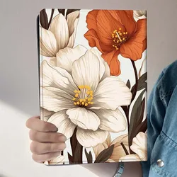 Elegant Floral Art Foldable Tablet Case Gift for MatePad 12 X 12 (262PBA0603PBTSS)