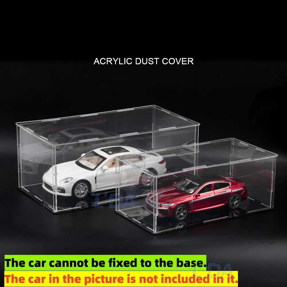

1/32 1/24 Acrylic Transparent Toy Car Model Display Box Plastic Dust Cover High Transmittance Strong Durable Storage Box For Boy