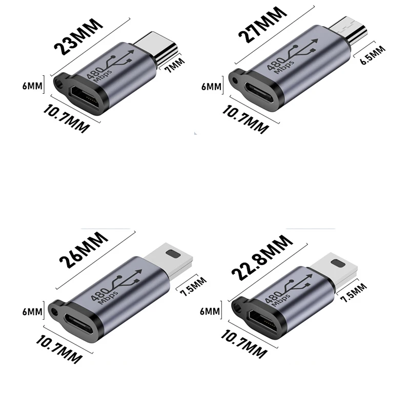 Universal USB Adapter for High-Speed 480Mbps Data Transfer