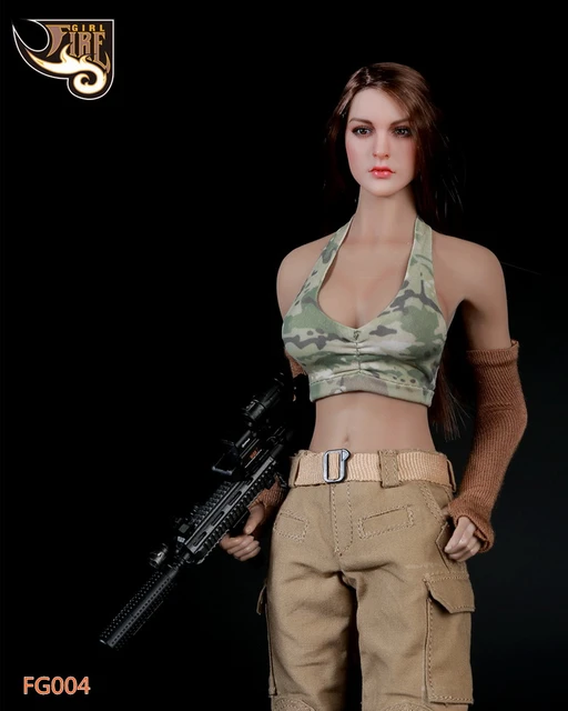 1/6 Scale Fire Girl Toys FG003 FG004 Female Tactical Shooter