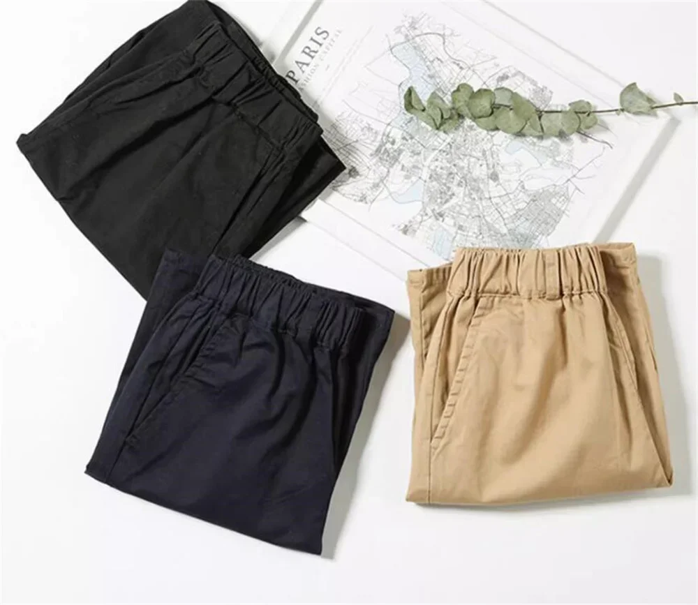 Kids Khaki School Shorts 3
