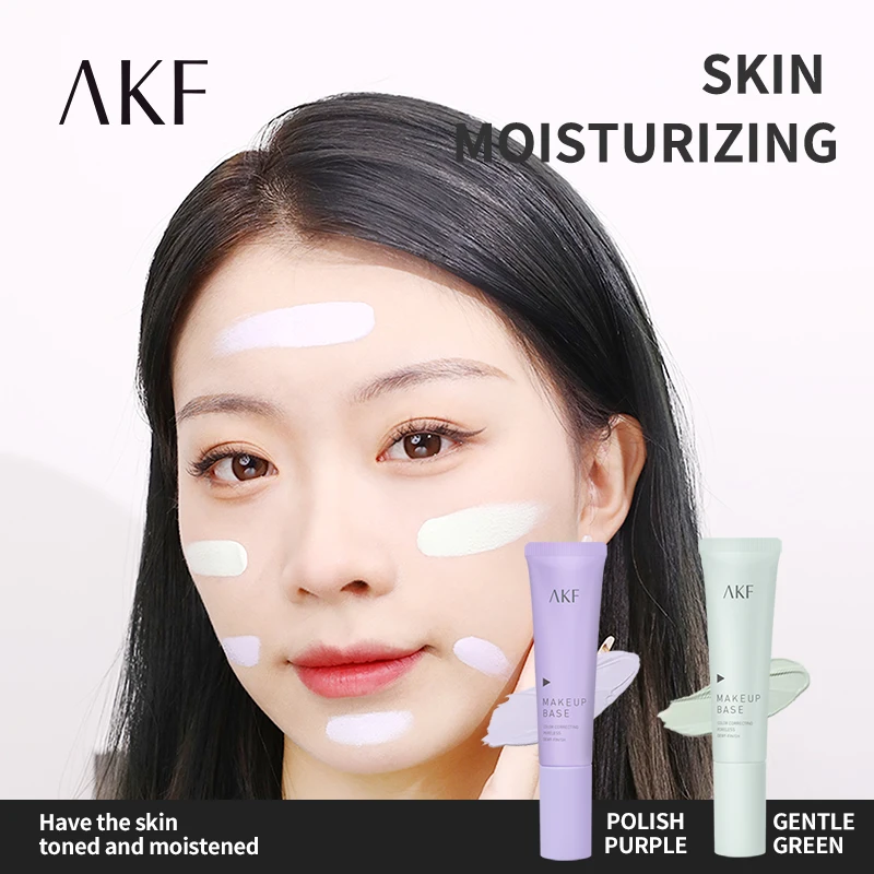 AKF 라이트 듀이 아이솔레이션 크림, 스킨 토닝 프라이머 보습, 프리 메이크업 로션, 라이트 하이드로 프레피 클렌징