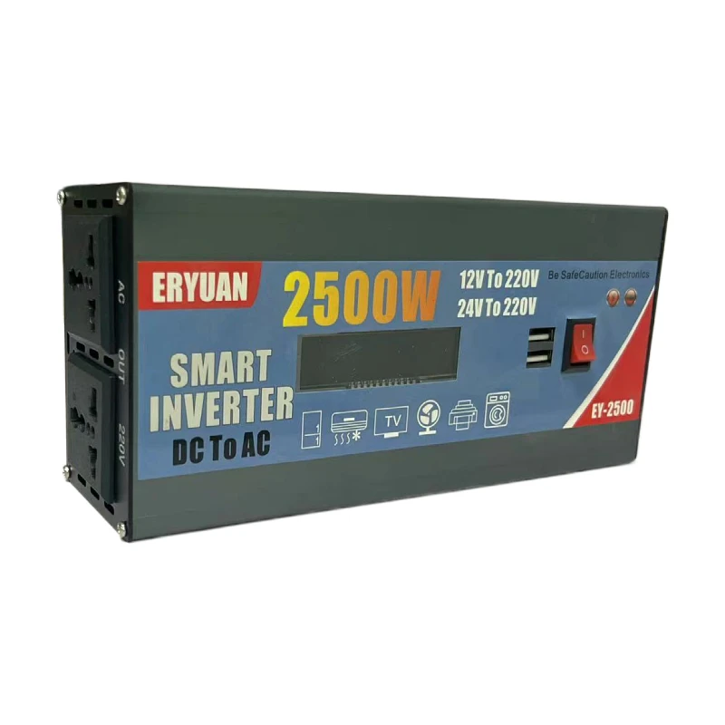 XY Doppia tensione DC24V 12V 48V 60V a AC 110V 220V Trasformatore nominale Inverter 1000W 1100W Convertitore DC-AC a onda di cruda corretti - immagine 5